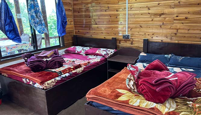 Comfortable Four Bedded Family Room