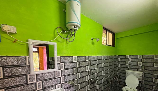 Three people room with private bathrooms